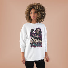 Load image into Gallery viewer, Cereal Killer Halloween Sweatshirt | Masked Horror Graphic Unisex EcoSmart® Crewneck Sweatshirt

