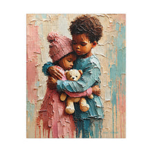 Load image into Gallery viewer, Wrapped in Love – Heartwarming Children &amp; Teddy Bear Jigsaw Puzzle | Textured Childhood Art (110, 252, 520, 1014-piece)

