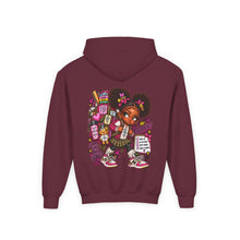 Load image into Gallery viewer, Smart Girls Change the World Youth Heavy Blend Hooded Sweatshirt

