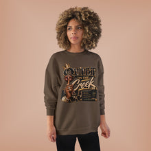Load image into Gallery viewer, Quiet on the Creek | Less Talk More Peace Luxury Streetwear Graphic Unisex EcoSmart® Crewneck Sweatshirt
