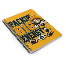 Load image into Gallery viewer, Packin' Big Energy Spiral Notebook - Ruled Line
