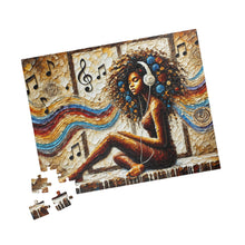 Load image into Gallery viewer, Rhythm of Her Soul – Colorful Afro Art Puzzle (110, 252, 520, 1014-piece)
