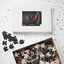Load image into Gallery viewer, Lifted in Joy – Red &amp; Black Inspirational Art Jigsaw Puzzle (110, 252, 520, 1014-piece)
