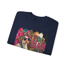 Load image into Gallery viewer, Too Glam to Give a Damn Goose Unisex Heavy Blend™ Crewneck Sweatshirt

