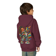 Load image into Gallery viewer, Small Kid Big Sound Kids Hoodie – Little Rockstar Music Graphic Youth Heavy Blend Hooded Sweatshirt
