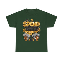 Load image into Gallery viewer, Spend Dat Sh*t Money Graphic Tee | Gold &amp; Black Cash Money Unisex Heavy Cotton Tee
