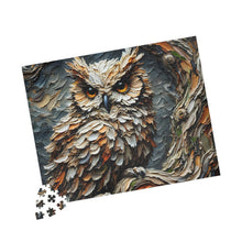 Load image into Gallery viewer, Midnight Guardian – Majestic Owl Jigsaw Puzzle (110, 252, 520, 1014-piece)
