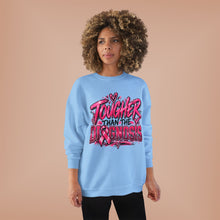 Load image into Gallery viewer, Tougher Than the Diagnosis Breast Cancer Awareness Unisex EcoSmart® Crewneck Sweatshirt
