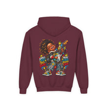 Load image into Gallery viewer, Small Kid Big Sound Kids Hoodie – Little Rockstar Music Graphic Youth Heavy Blend Hooded Sweatshirt

