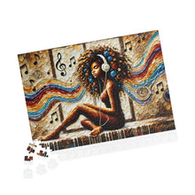 Load image into Gallery viewer, Rhythm of Her Soul – Colorful Afro Art Puzzle (110, 252, 520, 1014-piece)

