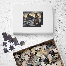 Load image into Gallery viewer, The Journey Ahead – Vintage Train Station Jigsaw Puzzle (110, 252, 520, 1014-piece)
