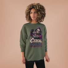 Load image into Gallery viewer, Cereal Killer Halloween Sweatshirt | Masked Horror Graphic Unisex EcoSmart® Crewneck Sweatshirt
