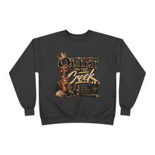 Load image into Gallery viewer, Quiet on the Creek | Less Talk More Peace Luxury Streetwear Graphic Unisex EcoSmart® Crewneck Sweatshirt
