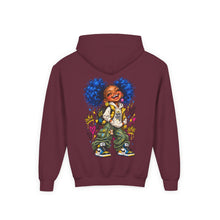 Load image into Gallery viewer, Good Vibes Youth Heavy Blend Hooded Sweatshirt

