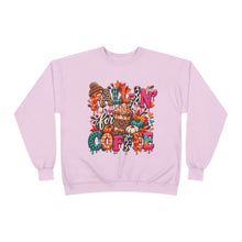 Load image into Gallery viewer, Fall-In’ for Coffee Unisex EcoSmart® Crewneck Sweatshirt
