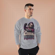 Load image into Gallery viewer, Cereal Killer Halloween Sweatshirt | Masked Horror Graphic Unisex EcoSmart® Crewneck Sweatshirt
