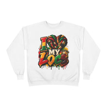 Load image into Gallery viewer, I Love My Locs Unisex EcoSmart® Crewneck Sweatshirt
