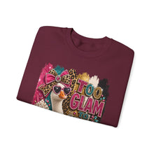 Load image into Gallery viewer, Too Glam to Give a Damn Goose Unisex Heavy Blend™ Crewneck Sweatshirt
