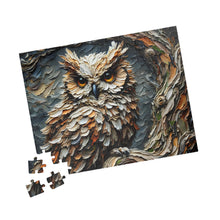 Load image into Gallery viewer, Midnight Guardian – Majestic Owl Jigsaw Puzzle (110, 252, 520, 1014-piece)
