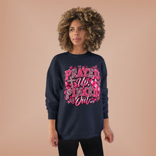 Load image into Gallery viewer, Prayed Up Pinked Out Breast Cancer Awareness Unisex EcoSmart® Crewneck Sweatshirt
