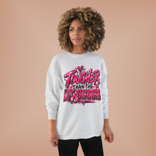 Load image into Gallery viewer, Tougher Than the Diagnosis Breast Cancer Awareness Unisex EcoSmart® Crewneck Sweatshirt
