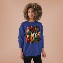 Load image into Gallery viewer, I Love My Locs Unisex EcoSmart® Crewneck Sweatshirt

