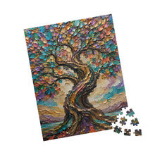 Load image into Gallery viewer, Roots of Radiance – Colorful Tree of Life Jigsaw Puzzle (110, 252, 520, 1014-piece)
