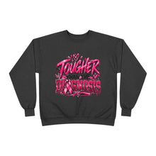 Load image into Gallery viewer, Tougher Than the Diagnosis Breast Cancer Awareness Unisex EcoSmart® Crewneck Sweatshirt
