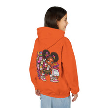 Load image into Gallery viewer, Smart Girls Change the World Youth Heavy Blend Hooded Sweatshirt
