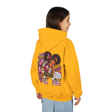 Load image into Gallery viewer, Smart Girls Change the World Youth Heavy Blend Hooded Sweatshirt
