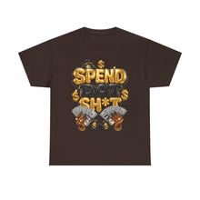 Load image into Gallery viewer, Spend Dat Sh*t Money Graphic Tee | Gold &amp; Black Cash Money Unisex Heavy Cotton Tee
