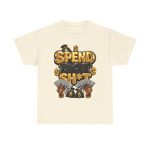 Load image into Gallery viewer, Spend Dat Sh*t Money Graphic Tee | Gold &amp; Black Cash Money Unisex Heavy Cotton Tee
