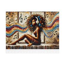 Load image into Gallery viewer, Rhythm of Her Soul – Colorful Afro Art Puzzle (110, 252, 520, 1014-piece)
