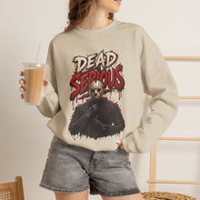 Load image into Gallery viewer, Dead Serious Halloween Sweatshirt | Masked Horror Streetwear Unisex Heavy Blend™ Crewneck Sweatshirt
