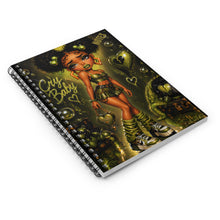 Load image into Gallery viewer, Olive Cry Baby Spiral Notebook (I)- Ruled Line
