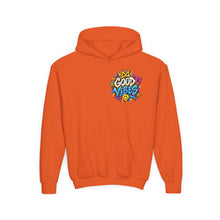 Load image into Gallery viewer, Good Vibes Youth Heavy Blend Hooded Sweatshirt
