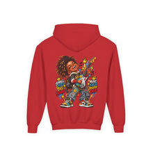 Load image into Gallery viewer, Small Kid Big Sound Kids Hoodie – Little Rockstar Music Graphic Youth Heavy Blend Hooded Sweatshirt
