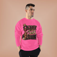 Load image into Gallery viewer, Quiet on the Creek | Less Talk More Peace Luxury Streetwear Graphic Unisex EcoSmart® Crewneck Sweatshirt
