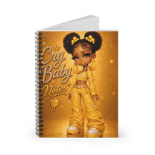 Load image into Gallery viewer, Golden Honey Pretty Little Notes Spiral Notebook - Ruled Line
