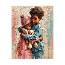 Load image into Gallery viewer, Wrapped in Love – Heartwarming Children &amp; Teddy Bear Jigsaw Puzzle | Textured Childhood Art (110, 252, 520, 1014-piece)
