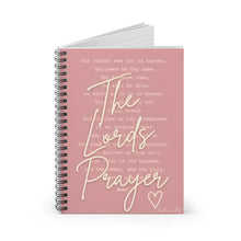 Load image into Gallery viewer, The Lords Prayer Spiral Notebook - Ruled Line
