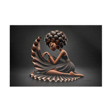 Load image into Gallery viewer, Quiet Elegance – Afrocentric Black Woman Art Jigsaw Puzzle (110, 252, 520, 1014-piece)
