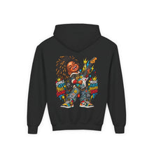Load image into Gallery viewer, Small Kid Big Sound Kids Hoodie – Little Rockstar Music Graphic Youth Heavy Blend Hooded Sweatshirt
