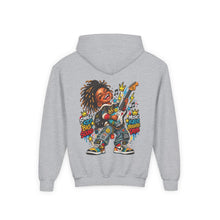 Load image into Gallery viewer, Small Kid Big Sound Kids Hoodie – Little Rockstar Music Graphic Youth Heavy Blend Hooded Sweatshirt
