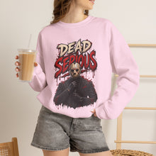 Load image into Gallery viewer, Dead Serious Halloween Sweatshirt | Masked Horror Streetwear Unisex Heavy Blend™ Crewneck Sweatshirt
