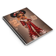 Load image into Gallery viewer, Cherry Mocha Pretty Little Notes Spiral Notebook - Ruled Line
