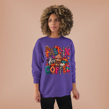Load image into Gallery viewer, Fall-In’ for Coffee Unisex EcoSmart® Crewneck Sweatshirt

