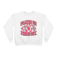 Load image into Gallery viewer, Prayed Up Pinked Out Breast Cancer Awareness Unisex EcoSmart® Crewneck Sweatshirt
