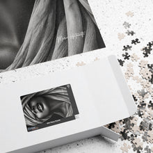 Load image into Gallery viewer, Silver Silence – Black &amp; White Metallic Art Puzzle (110, 252, 520, 1014-piece)
