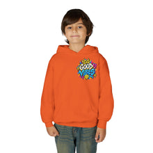 Load image into Gallery viewer, Good Vibes Youth Heavy Blend Hooded Sweatshirt
